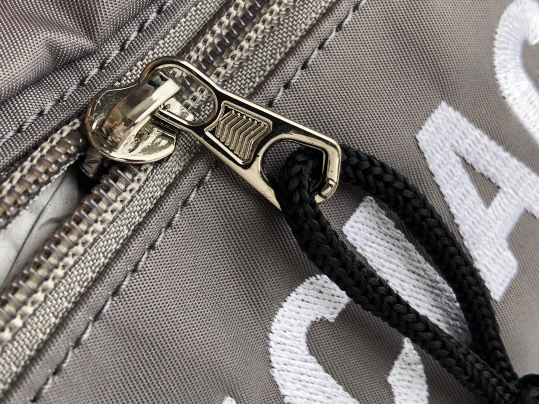 Canvas embroidered Fanny pack