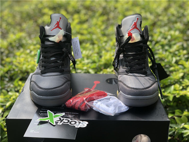 Air Jordan 5 Retro Off-White Black