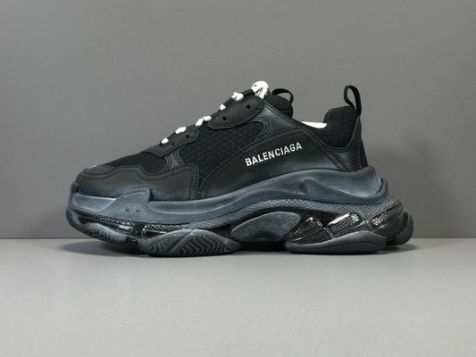 Balenciaga Triple S Clear Sole Black