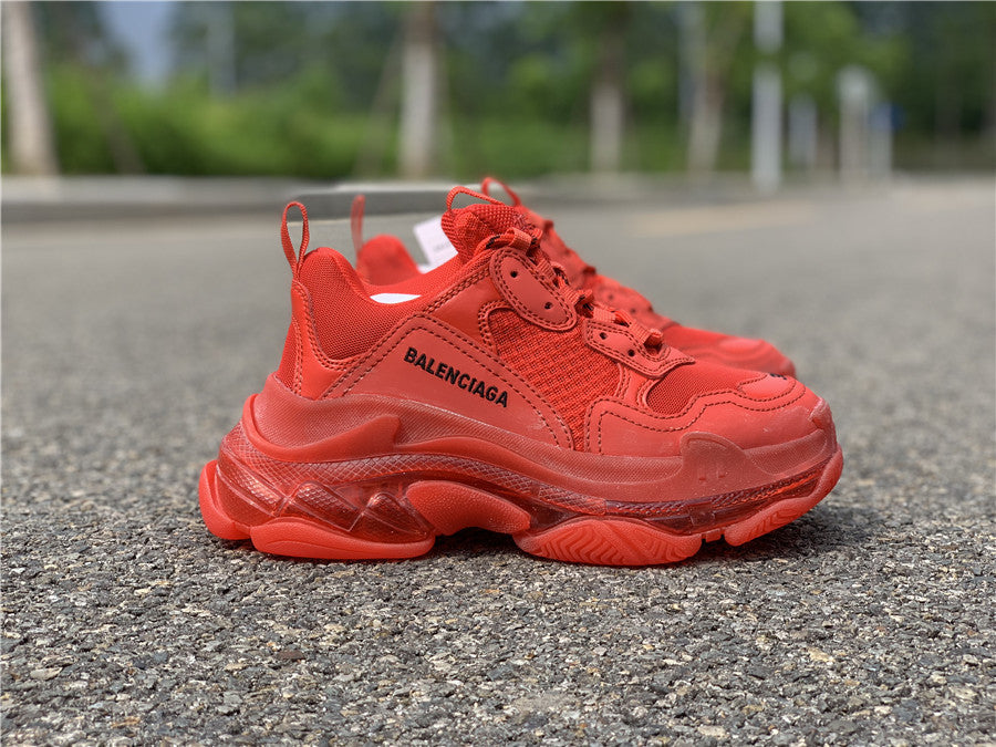 Balenciaga Triple S Red Clear Sole