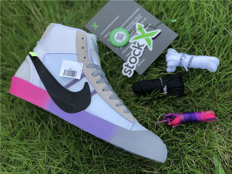 Nike Mid Off-White Wolf Grey Serena Queen