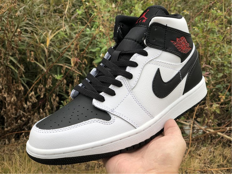 Air Jordan 1 Mid Reverse Black Toe (W)