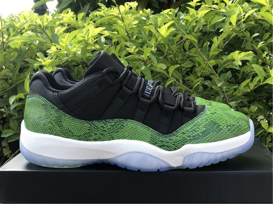 Air Jordan 11 Retro Low Green Snakeskin