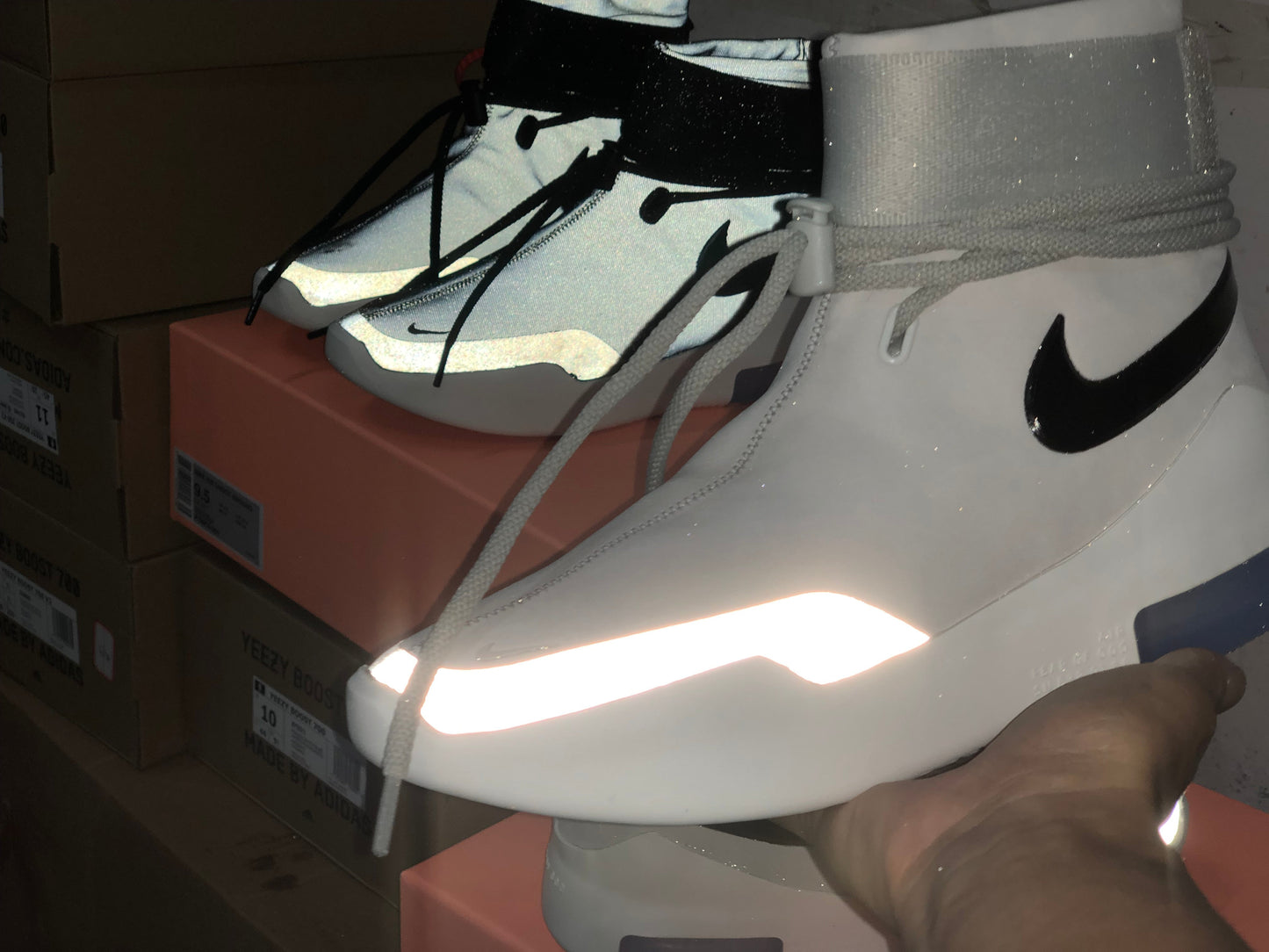 Nike Air Fear of God 1  SA Light Bone Black