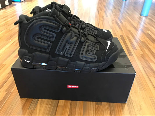 Nike Air More Uptempo Supreme Suptempo Black