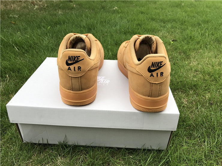 Nike Air Force 1 Low GS Wheat Flax 8 Leather