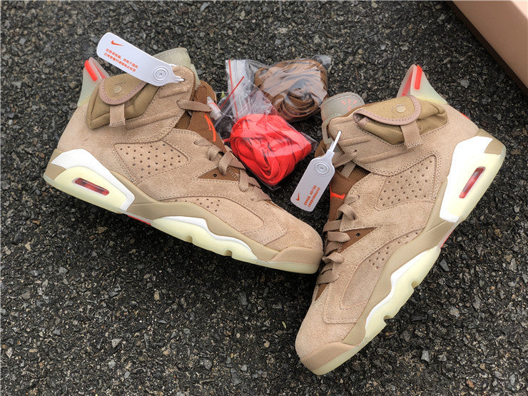 Air Jordan 6 Retro Travis Scott British Khaki