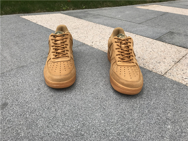 Nike Air Force 1 Low GS Wheat Flax 8 Leather