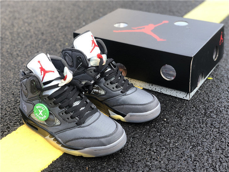 Air Jordan 5 Retro Off-White Black