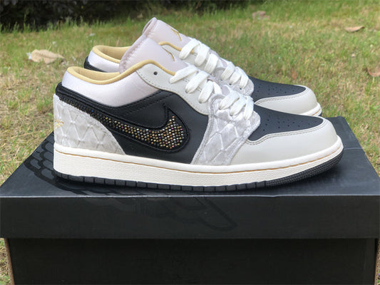 Air Jordan 1 Retro Low Beaded Swoosh