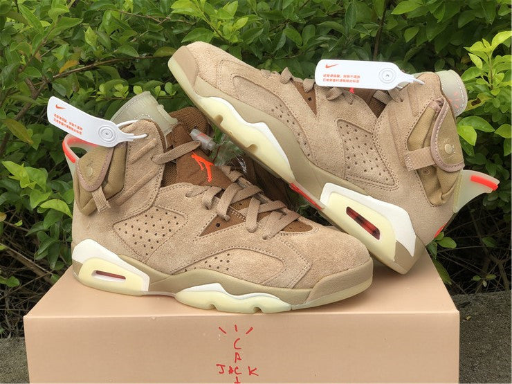 Air Jordan 6 Retro Travis Scott British Khaki