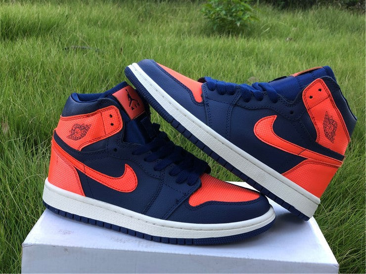 Air Jordan 1 Retro High Blue Void Turf Orange (W)