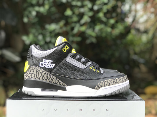 Air Jordan 3 Retro Oregon black and yellow duck