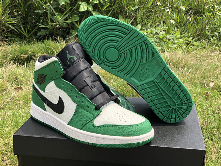 Air Jordan 1 Mid Pine Green