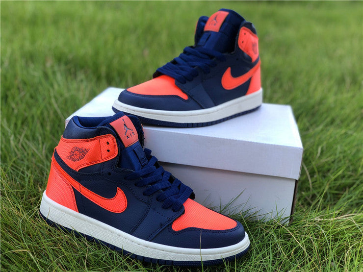 Air Jordan 1 Retro High Blue Void Turf Orange (W)