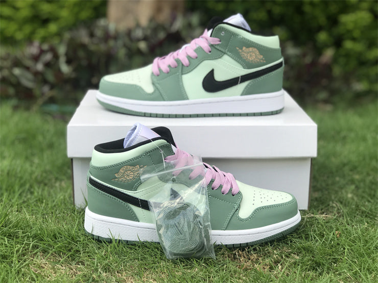 Air Jordan 1  Mid Dutch Green (W)