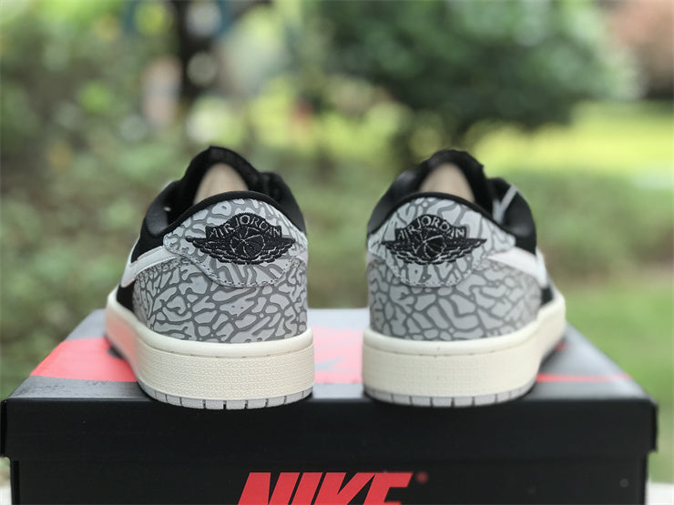 Air Jordan 1 Low OG Black Cement   CZ0790-001