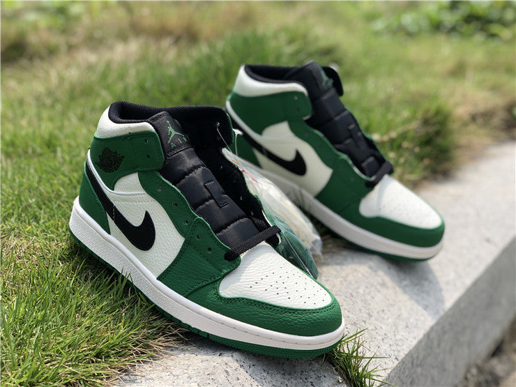 Air Jordan 1 Mid Pine Green