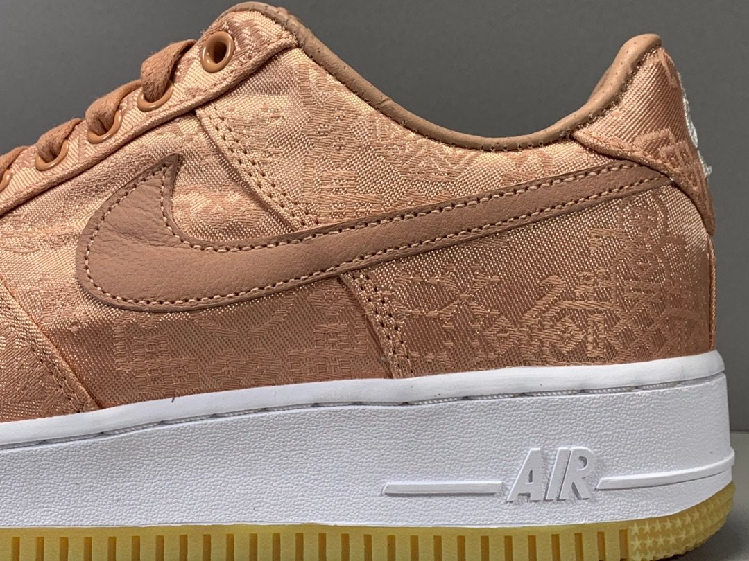 Nike Air Force 1 Low CLOT Rose Gold Silk