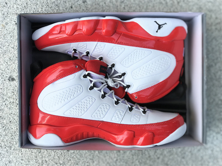 Air Jordan 9 Retro White Gym Red