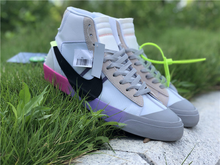 Nike Mid Off-White Wolf Grey Serena Queen