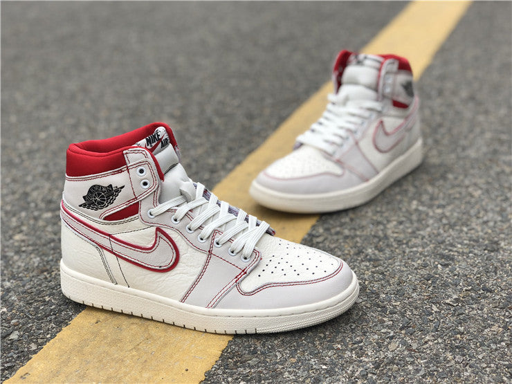 Air Jordan 1 Retro High Phantom Gym Red