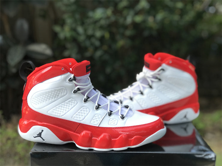 Air Jordan 9 Retro White Gym Red