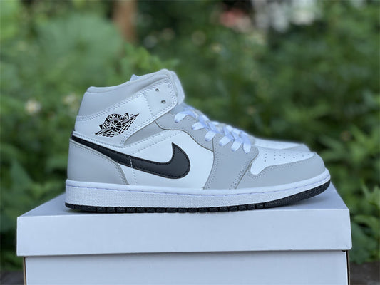 Air Jordan 1 Mid Light Smoke Grey (W)