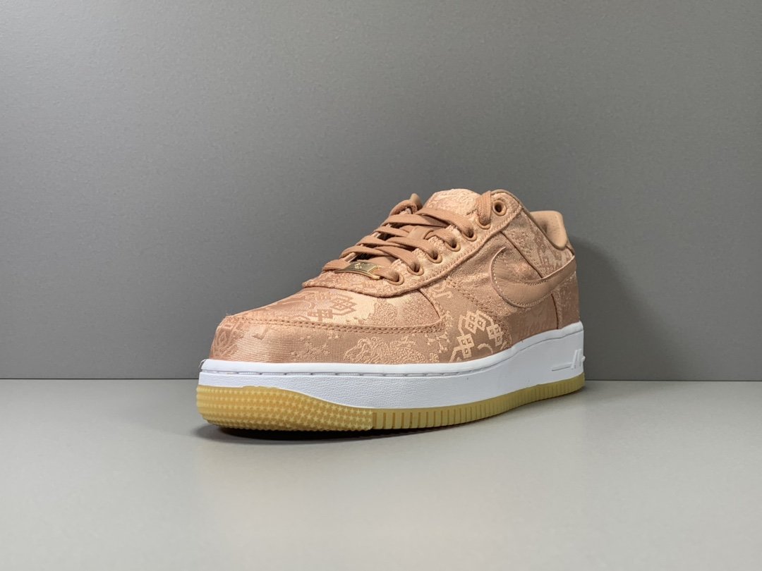 Nike Air Force 1 Low CLOT Rose Gold Silk