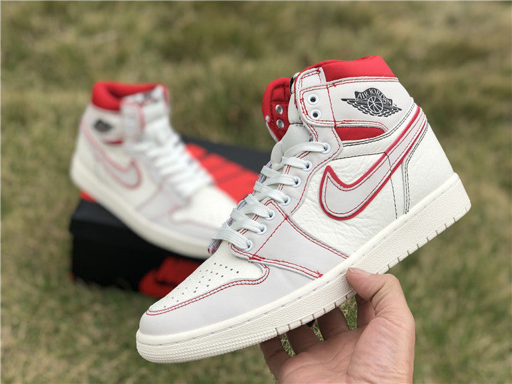 Air Jordan 1 Retro High Phantom Gym Red