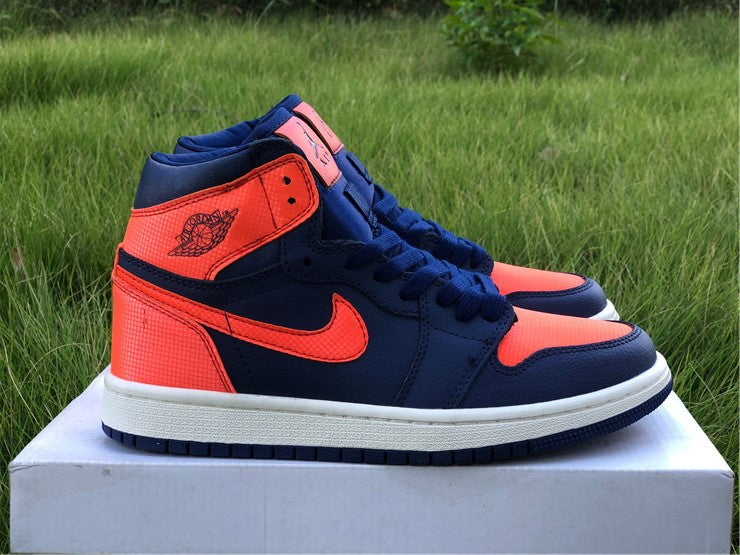 Air Jordan 1 Retro High Blue Void Turf Orange (W)