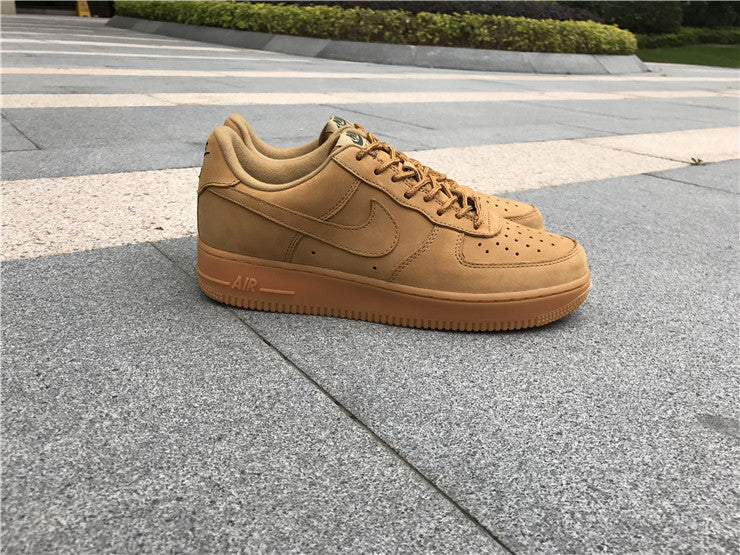 Nike Air Force 1 Low GS Wheat Flax 8 Leather