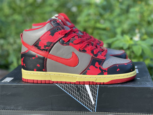 Nike Dunk High 1985 Red Acid Wash DD9404-600