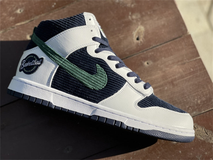 Nike Dunk High Sports Specialties White Navy