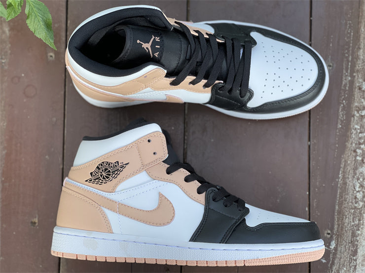 Air Jordan 1 Mid Arctic Orange Black Toe