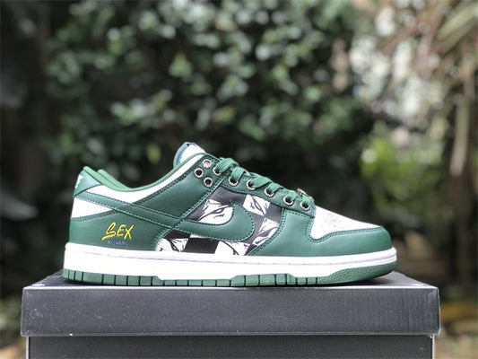 Nike SB Dunk Low Adobe White green