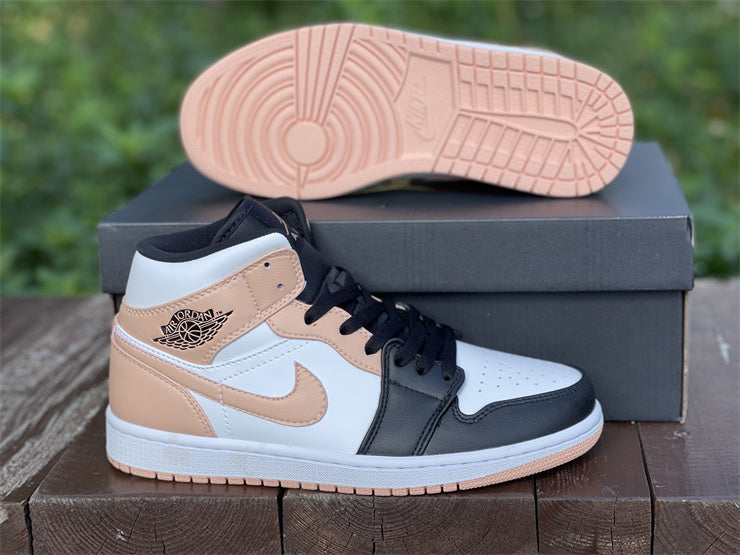 Air Jordan 1 Mid Arctic Orange Black Toe