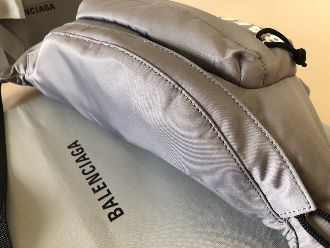 Canvas embroidered Fanny pack