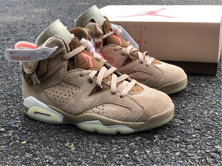 Air Jordan 6 Retro Travis Scott British Khaki