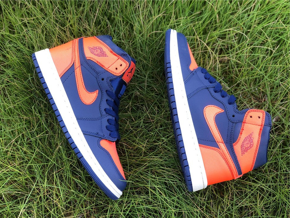 Air Jordan 1 Retro High Blue Void Turf Orange (W)