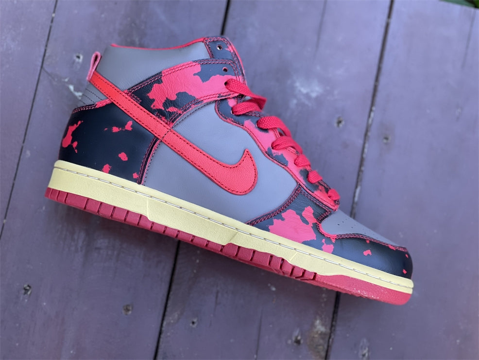 Nike Dunk High 1985 Red Acid Wash DD9404-600