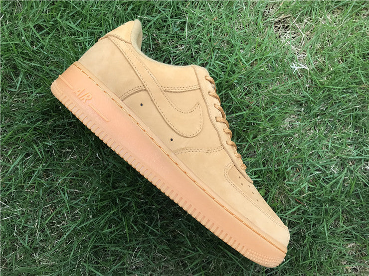 Nike Air Force 1 Low GS Wheat Flax 8 Leather