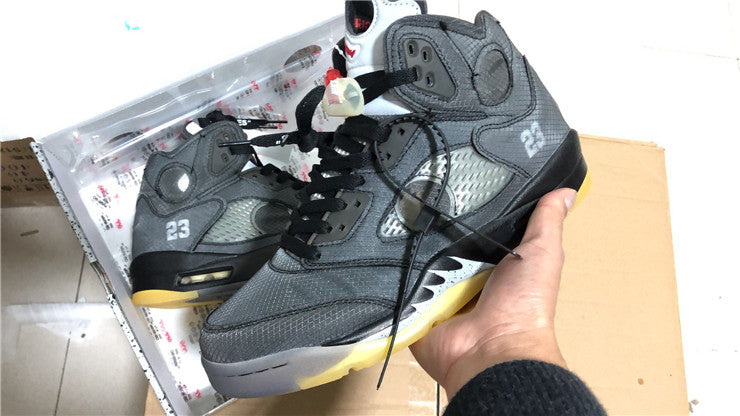 Air Jordan 5 Retro Off-White Black