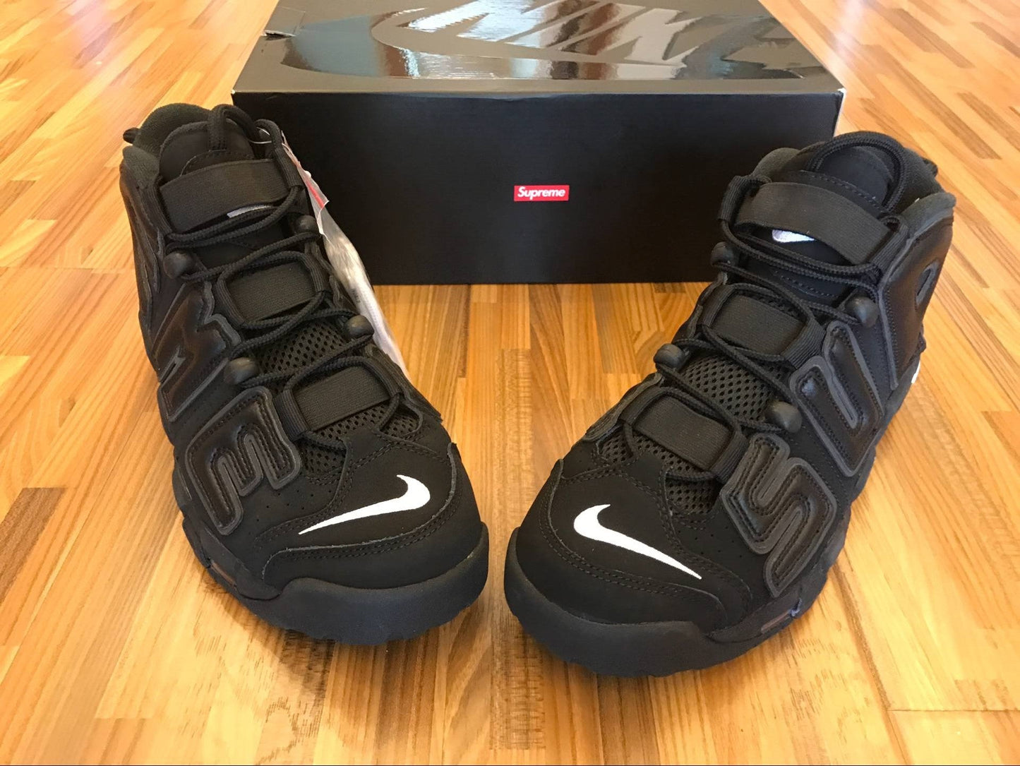 Nike Air More Uptempo Supreme Suptempo Black