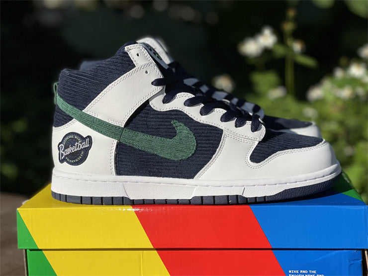 Nike Dunk High Sports Specialties White Navy