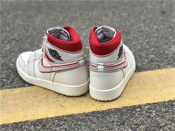 Air Jordan 1 Retro High Phantom Gym Red