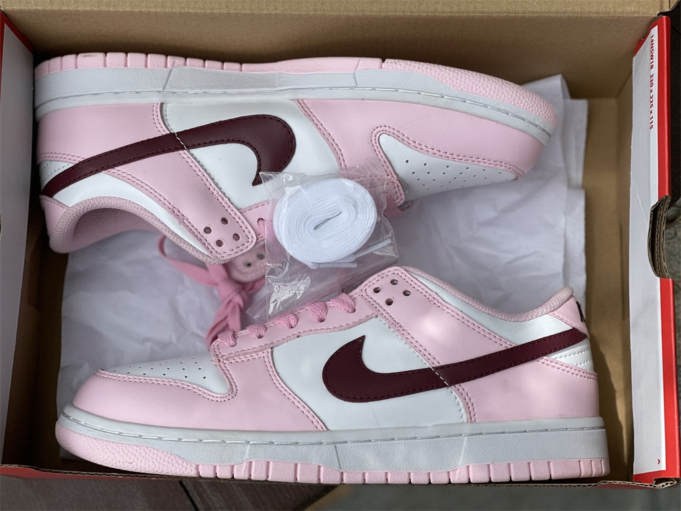 Nike Dunk Low Pink Foam Red White (GS)