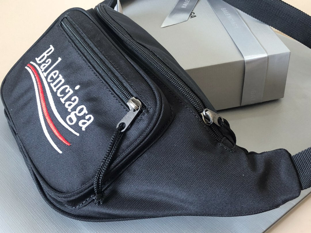 Canvas embroidered Fanny pack