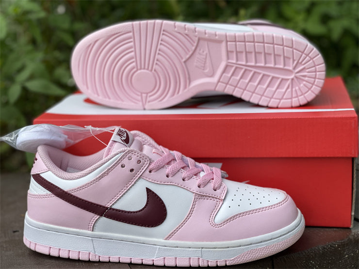 Nike Dunk Low Pink Foam Red White (GS)