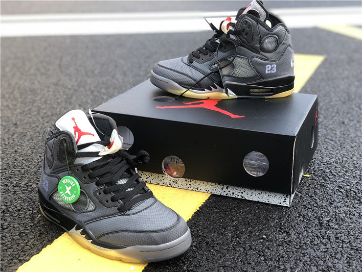 Air Jordan 5 Retro Off-White Black